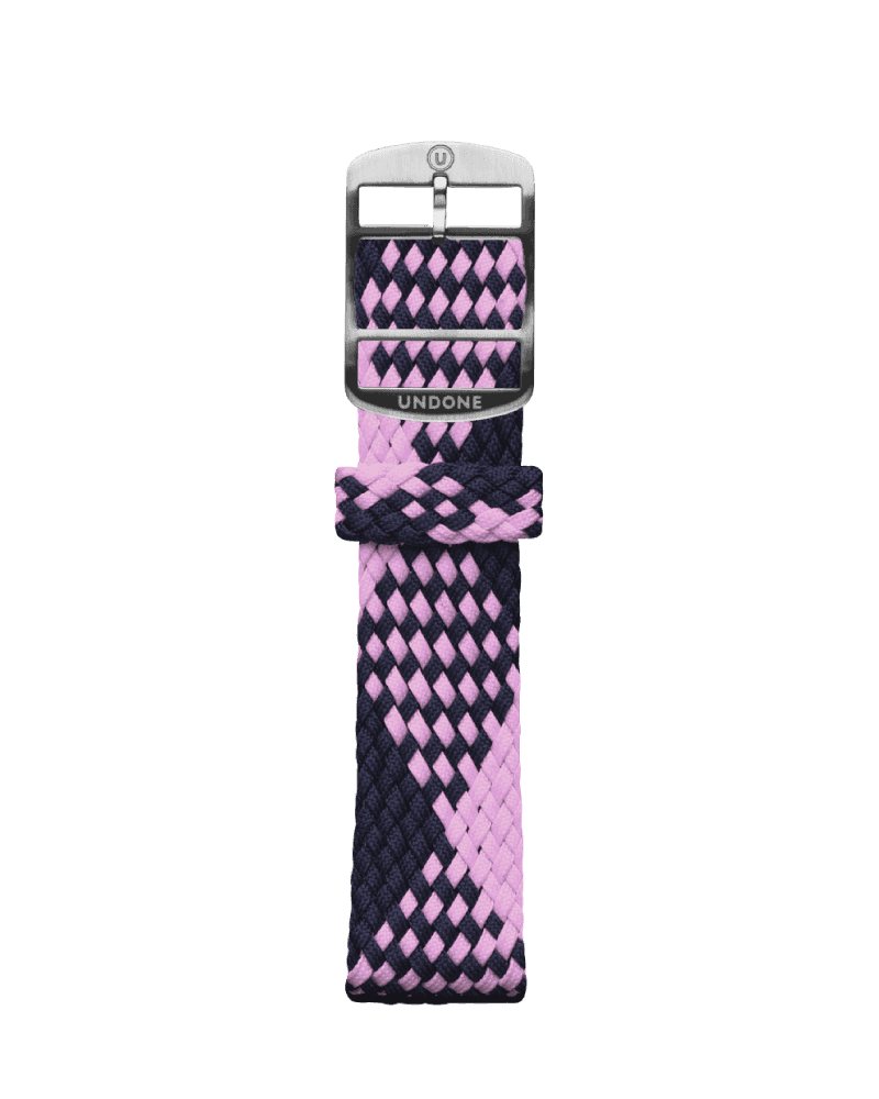 Perlon Pattern Pink / Navy